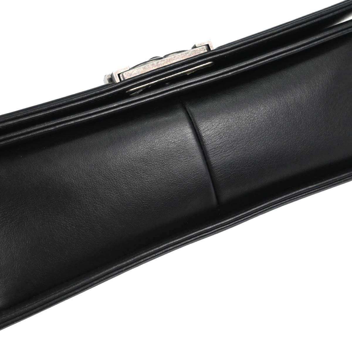 Boy Chanel 2018 Black Lambskin Medium Double Chain Shoulder Bag
