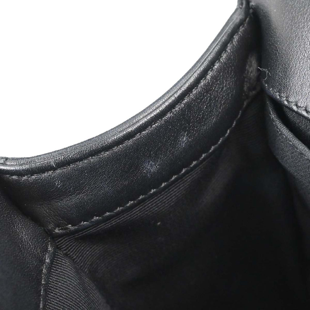 Boy Chanel 2018 Black Lambskin Medium Double Chain Shoulder Bag