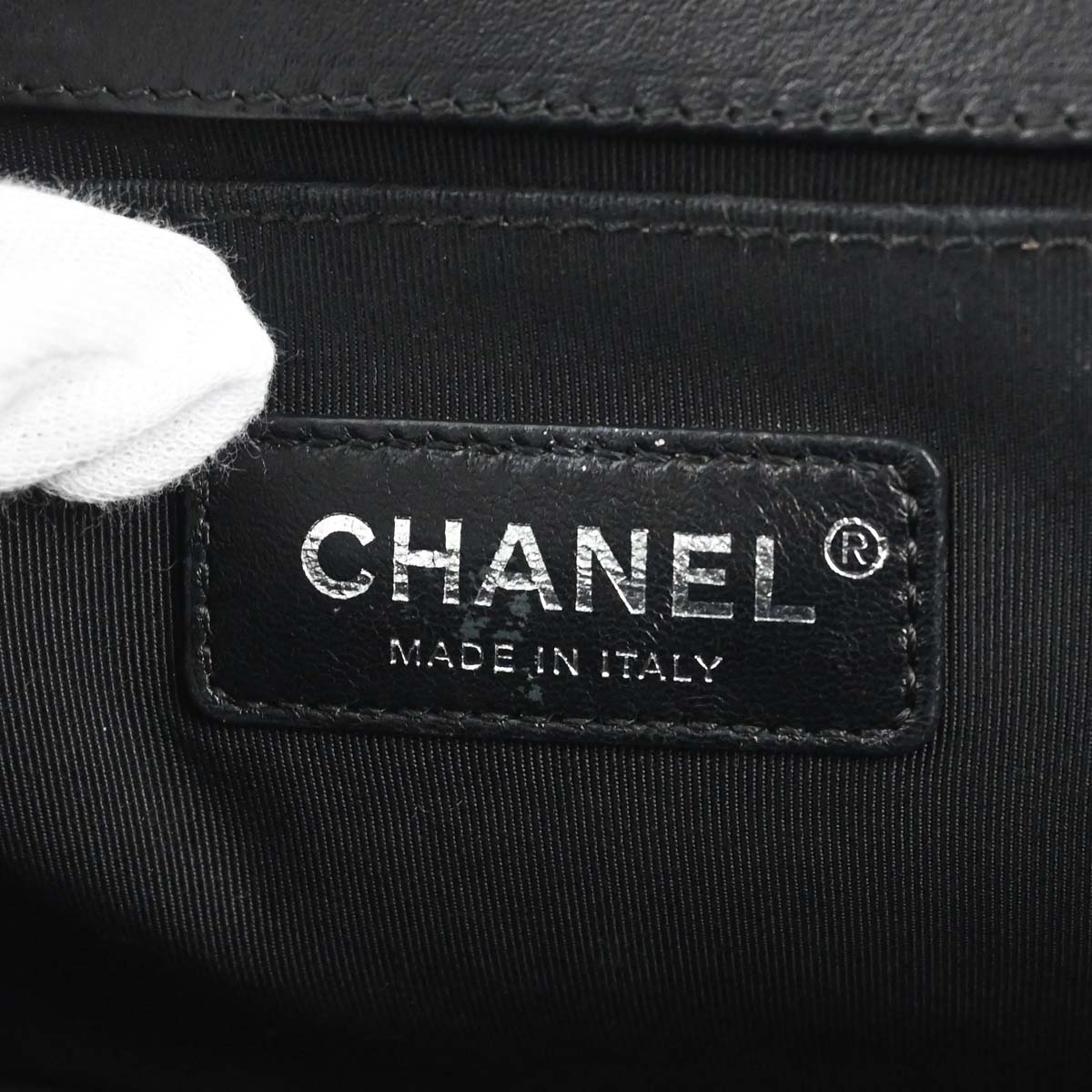 Boy Chanel 2018 Black Lambskin Medium Double Chain Shoulder Bag