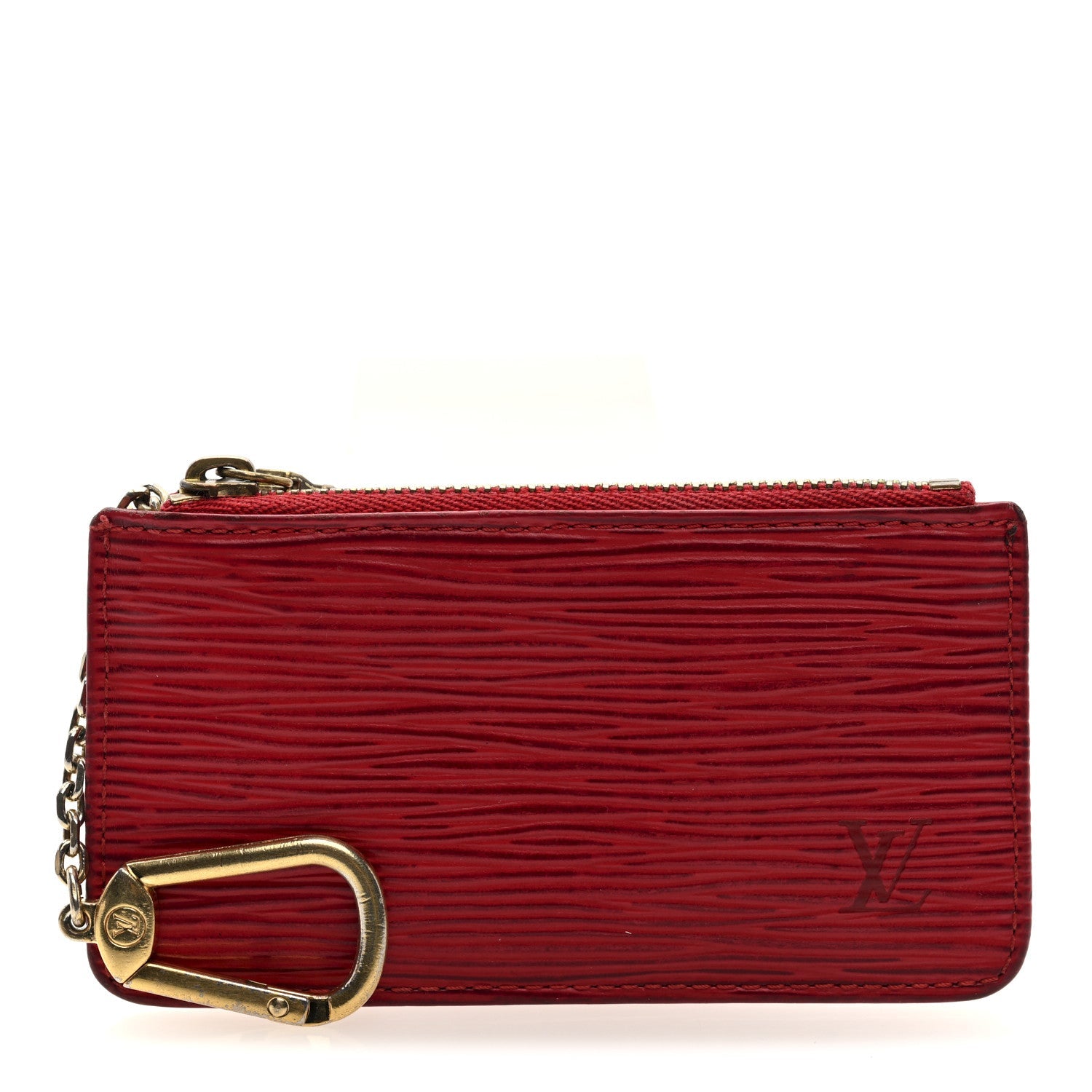 Louis Vuitton Epi Key Pouch Castillan Red