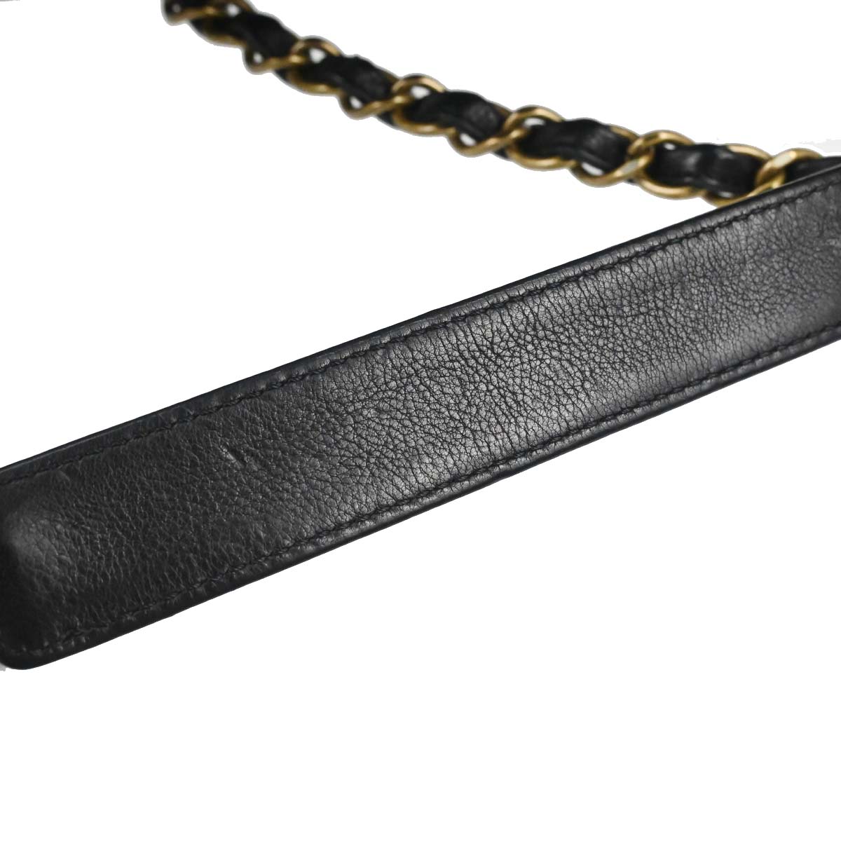 Chanel 2010-2011 Black Embossed Calfskin Icon Drawstring Bucket Shoulder Bag