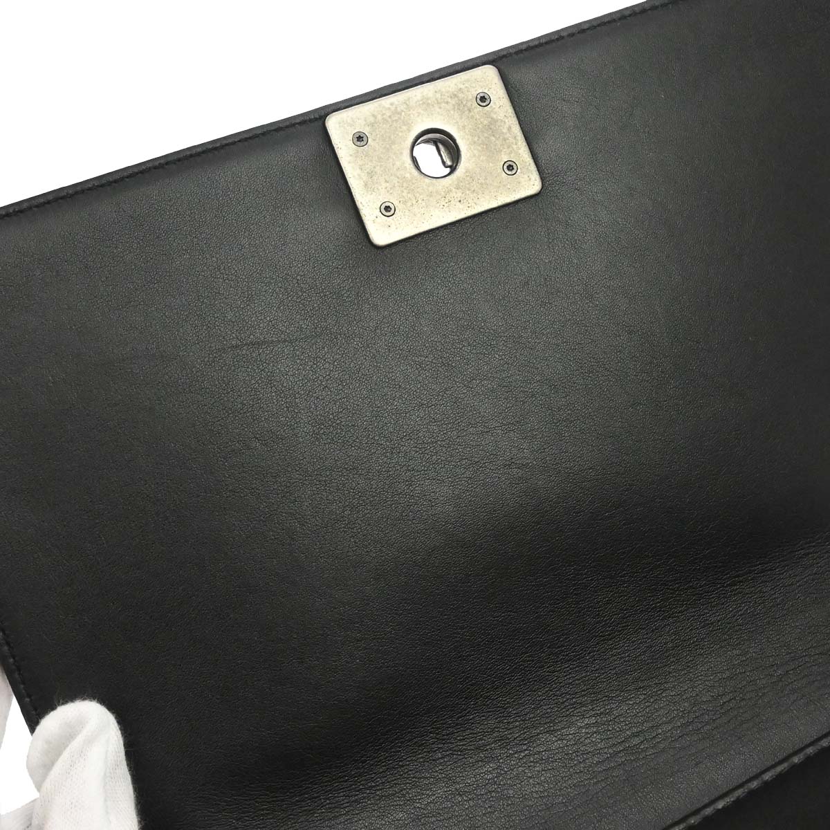 Boy Chanel 2014 Black Lambskin Medium Shoulder Bag