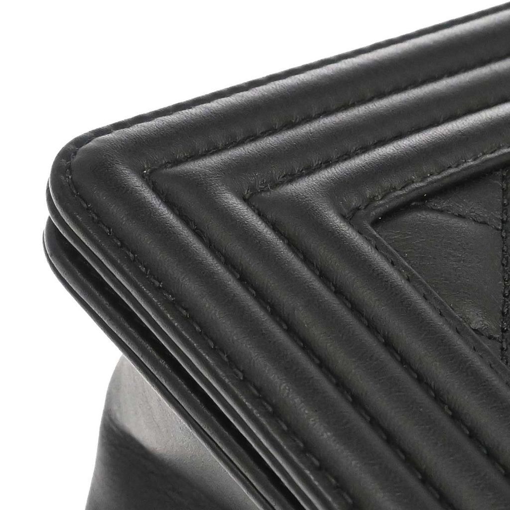 Boy Chanel Black Lambskin Medium Shoulder Bag