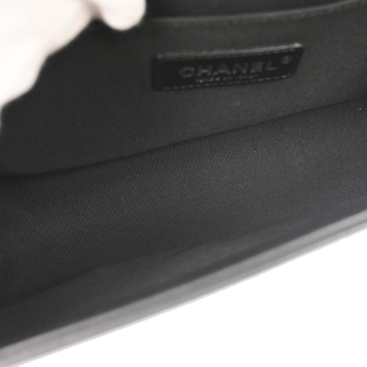 Boy Chanel Black Lambskin Medium Shoulder Bag
