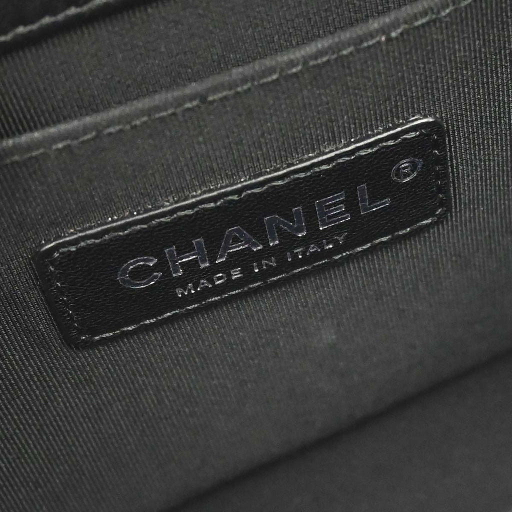 Boy Chanel Black Lambskin Medium Shoulder Bag