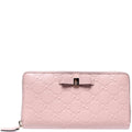 trade 388680 Bow Zip Around Wallet Guccissima