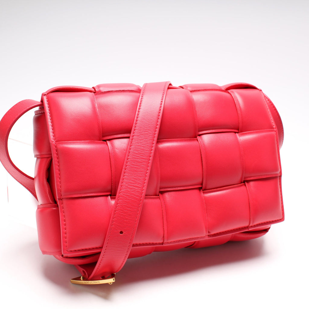 Intrecciato Padded Cassette Bag