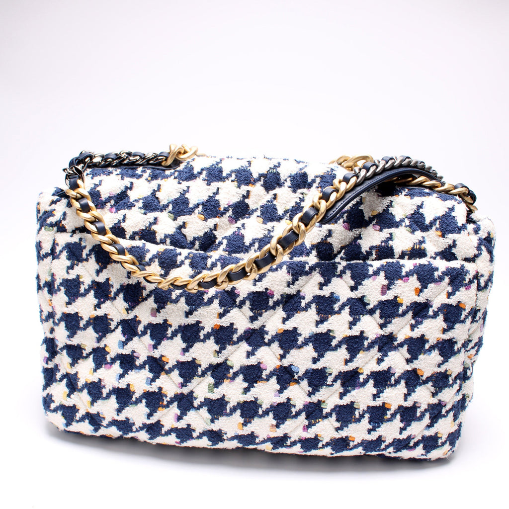Tweed Houndstooth 19 Maxi Flap