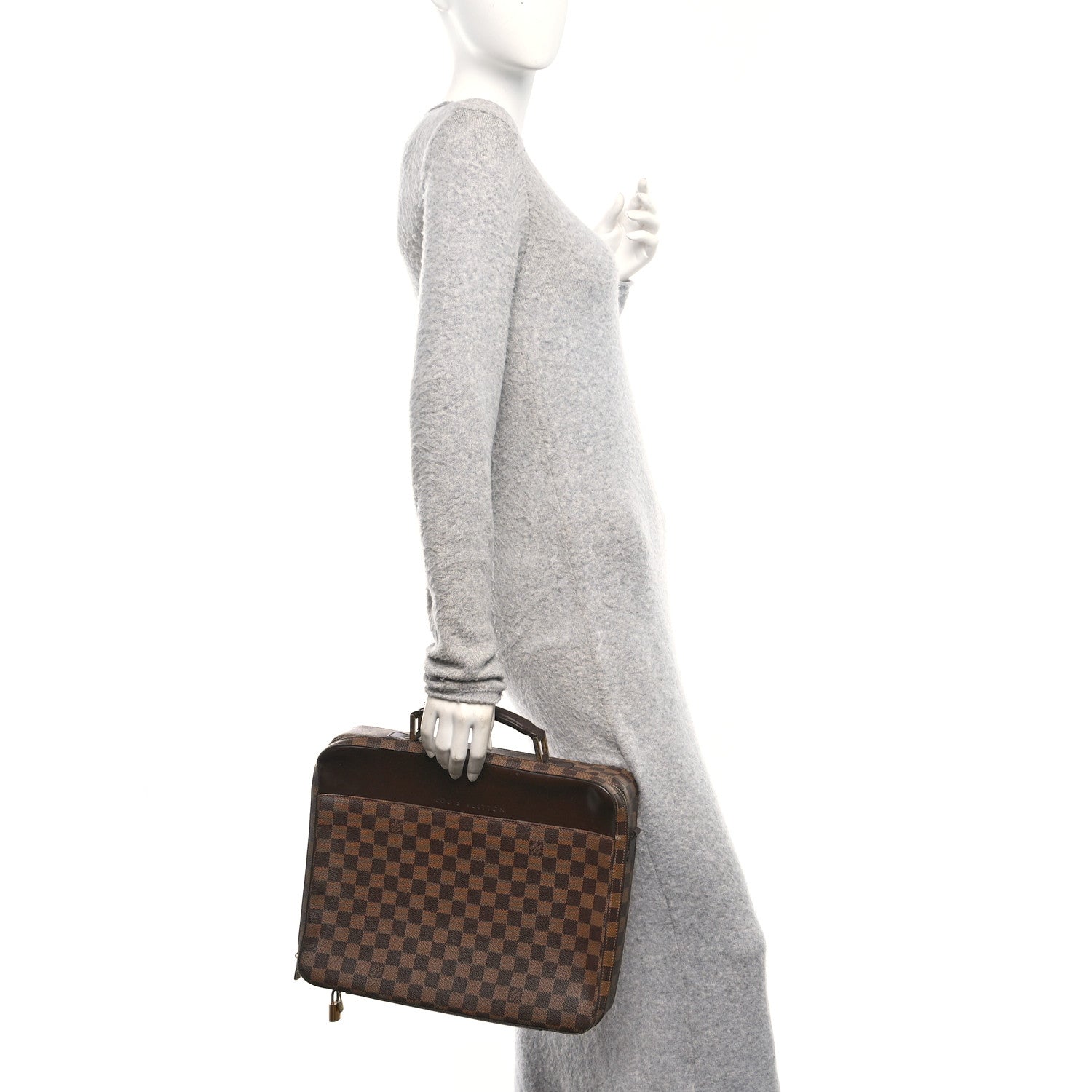 Louis Vuitton Damier Ebene Porte Ordinateur Sabana Computer Case
