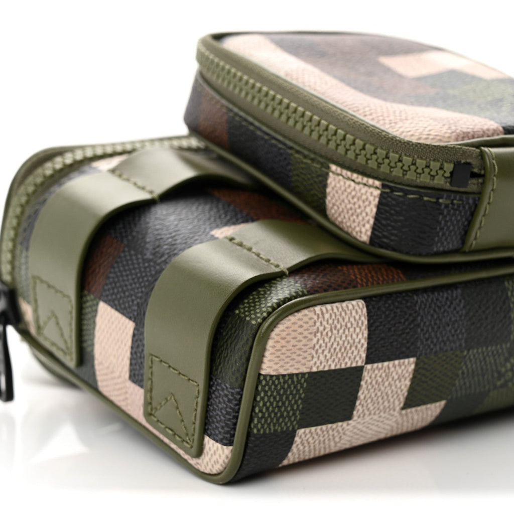 Louis Vuitton Damoflage LV Trail Wearable Wallet Green