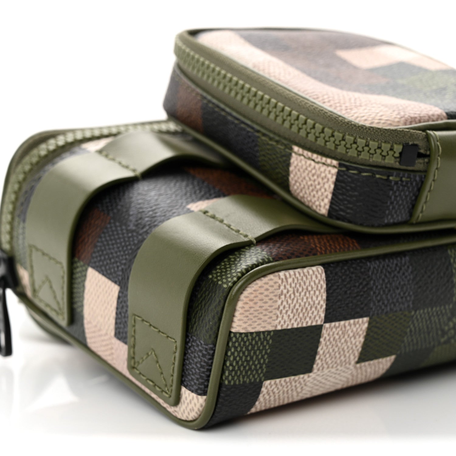 Louis Vuitton Damoflage LV Trail Wearable Wallet Green