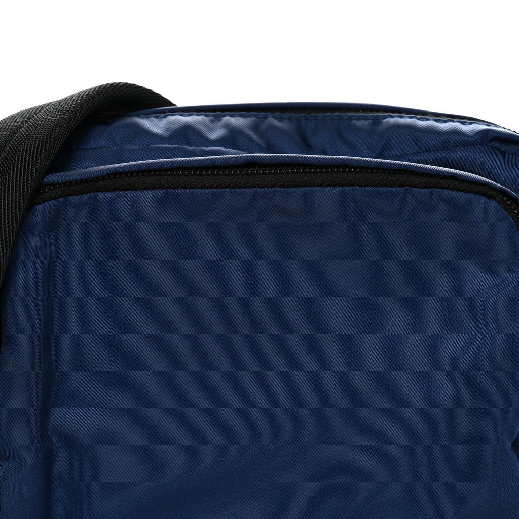 Prada Tessuto Nylon Montagna Messenger Bag  Blue Black