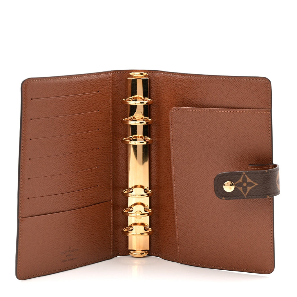 Louis Vuitton Monogram Medium Ring Agenda Cover