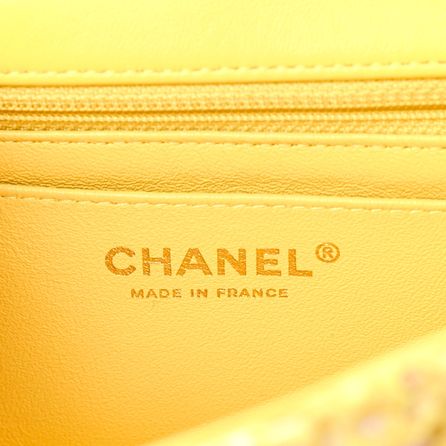 Chanel Tweed Quilted 2.55 Reissue Mini Flap Yellow