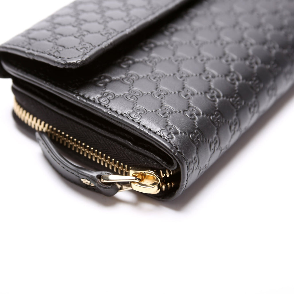 449364 Mico Guccissima Long Wallet