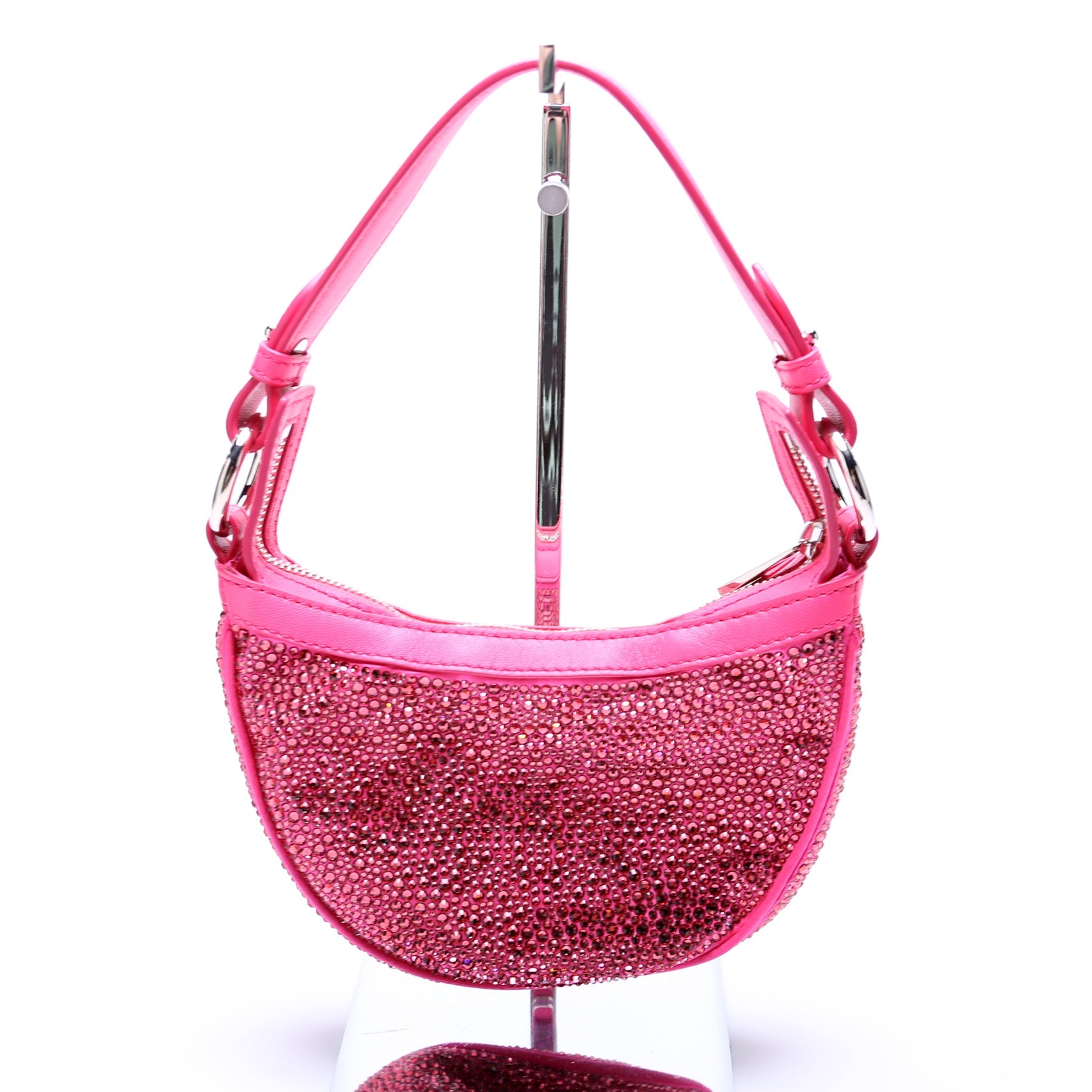 Repeat Mini Hobo Crystals Pink