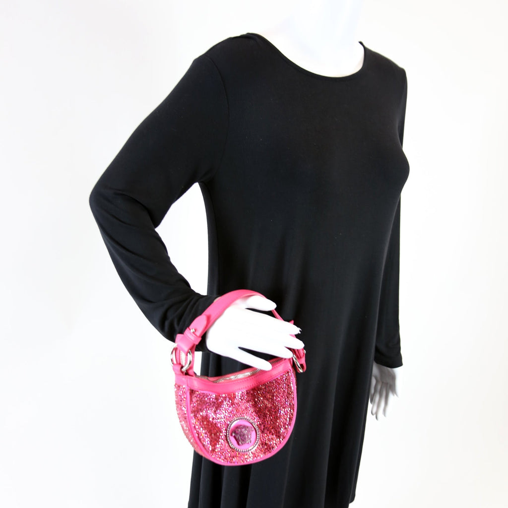 Repeat Mini Hobo Crystals Pink