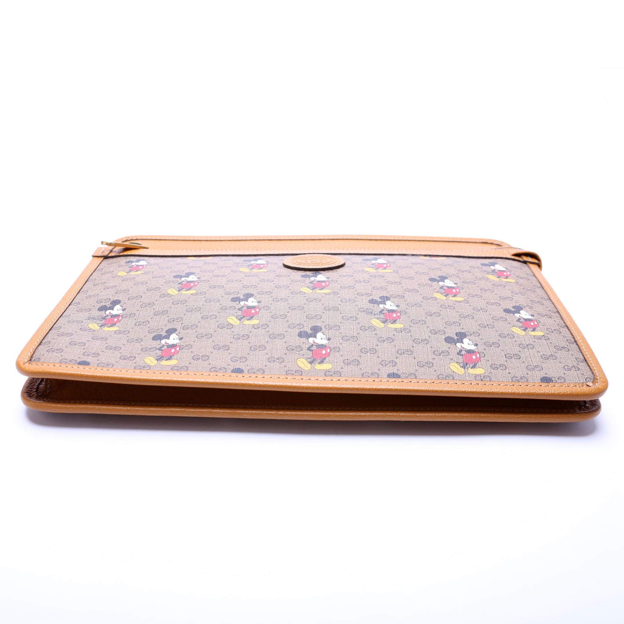 602552 Gucci X Disney GG Supreme Mickey Mouse Zip Pouch