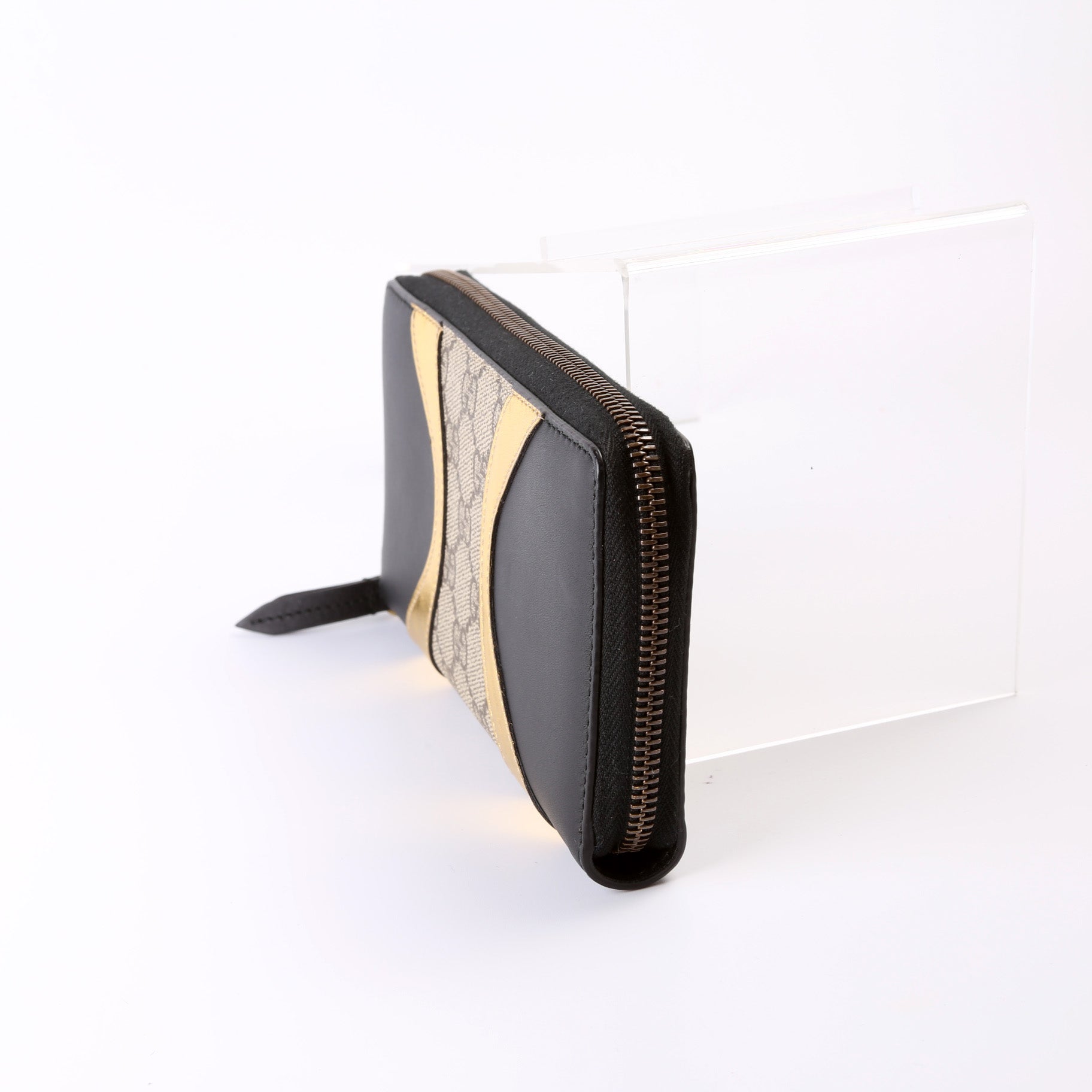 410102 GG Supreme Calfskin Zip Around Wallet