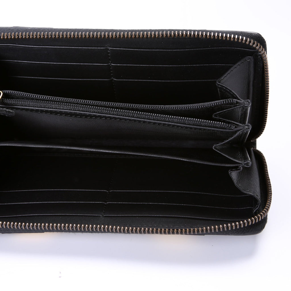 410102 GG Supreme Calfskin Zip Around Wallet