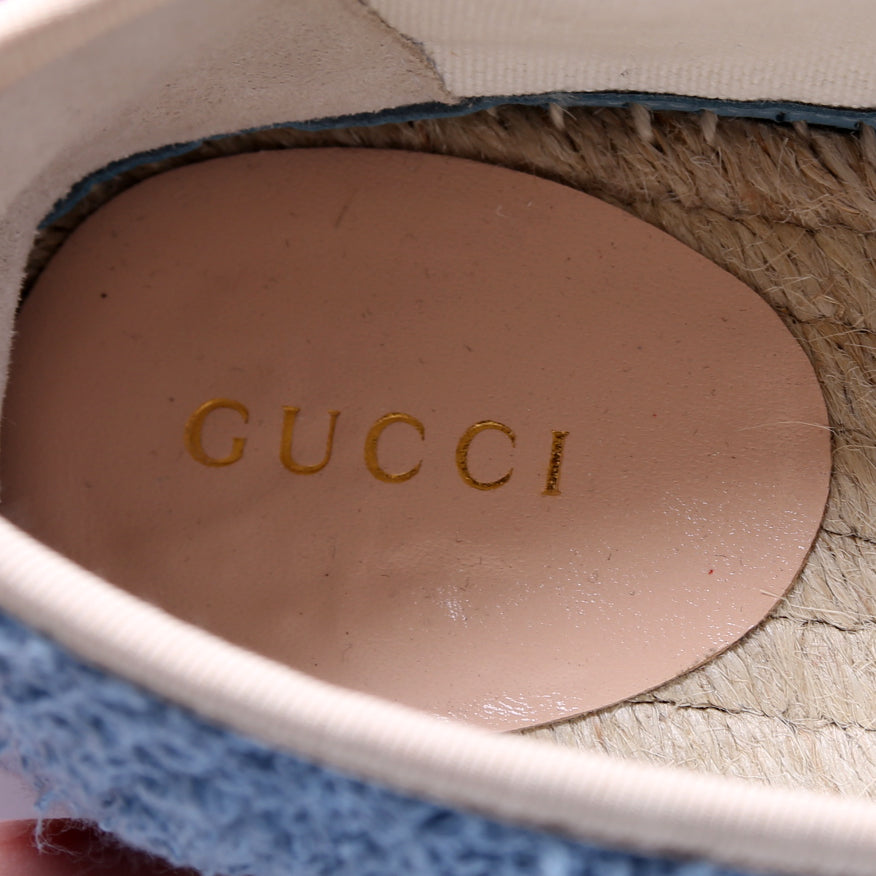 Gucci GG Espadrilles Size 37