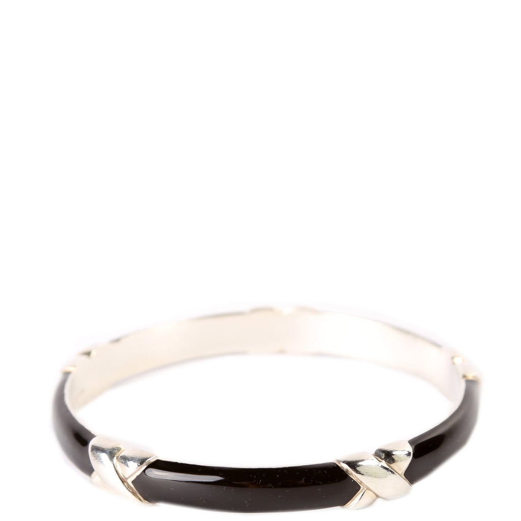 Signature X Enamel Bangle 925 Bracelet