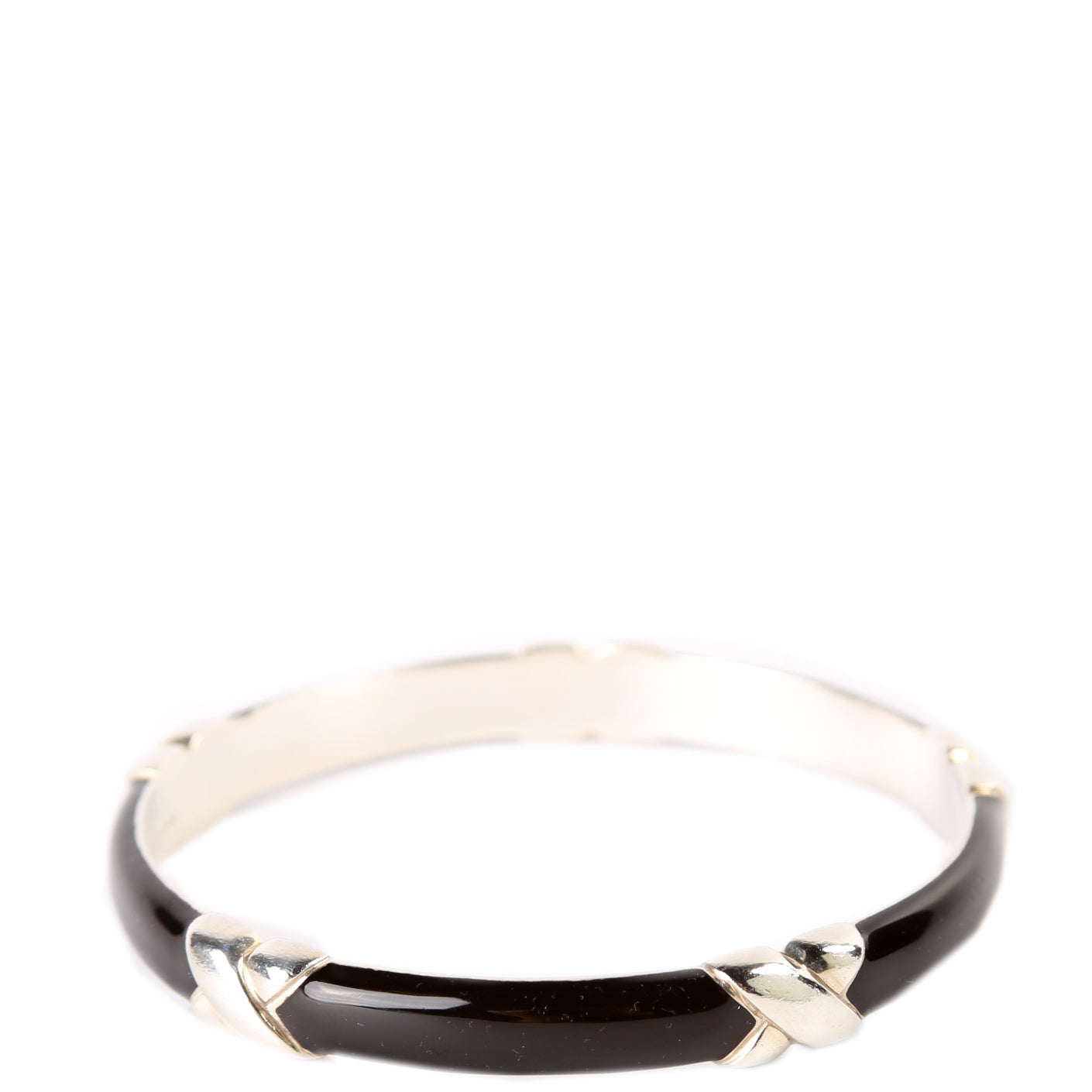 Signature X Enamel Bangle 925 Bracelet