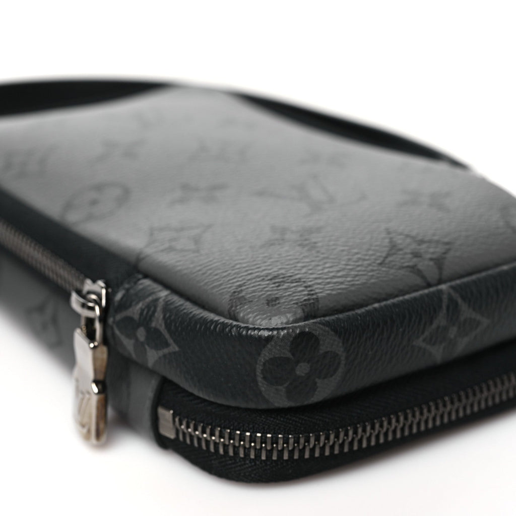 Louis Vuitton Monogram Eclipse Reverse Double Phone Pouch