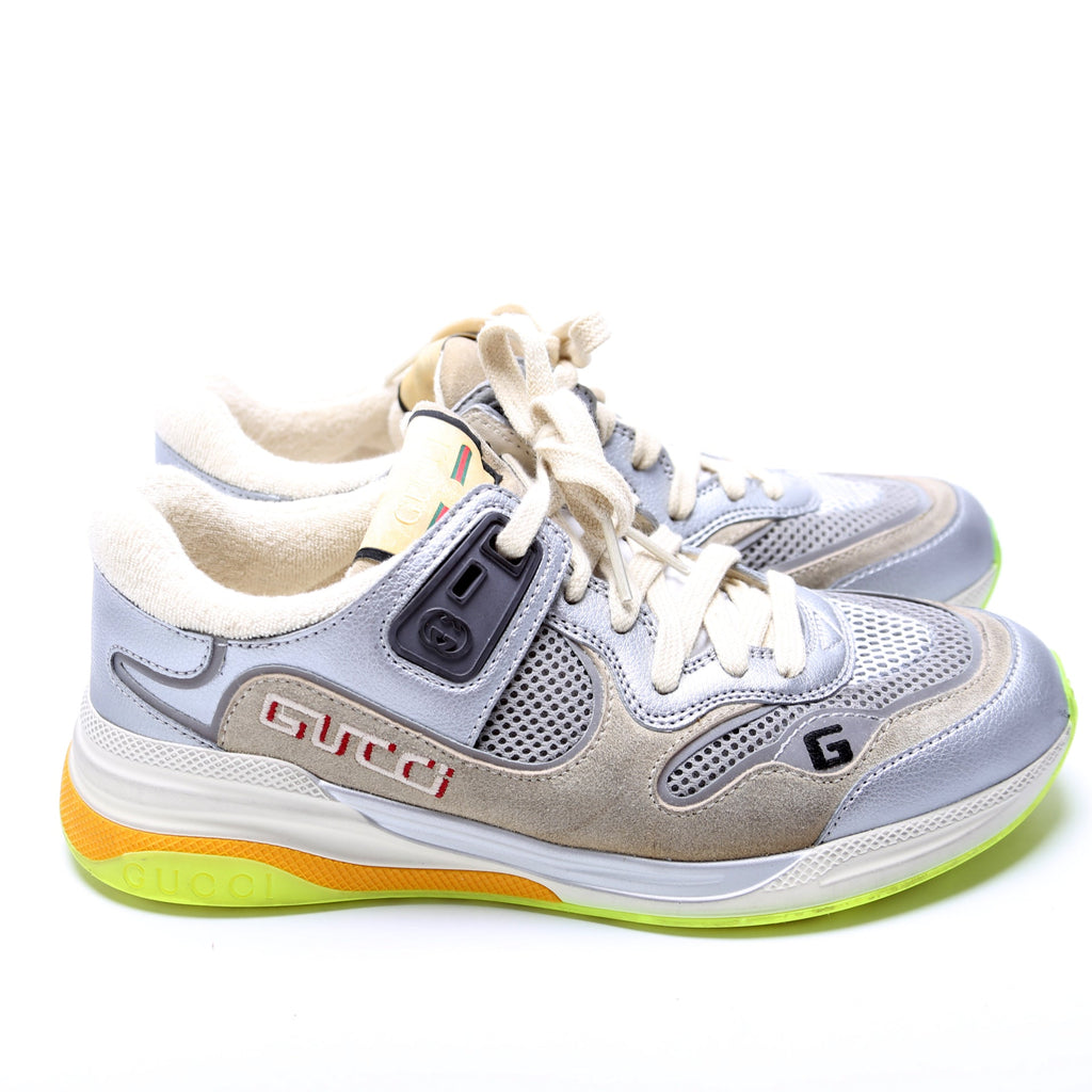Gucci Screener Distressed Sneakers Size 37.5