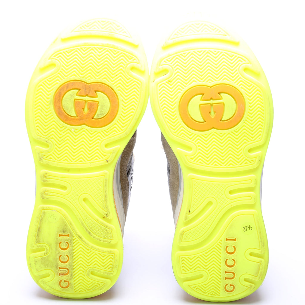Gucci Screener Distressed Sneakers Size 37.5