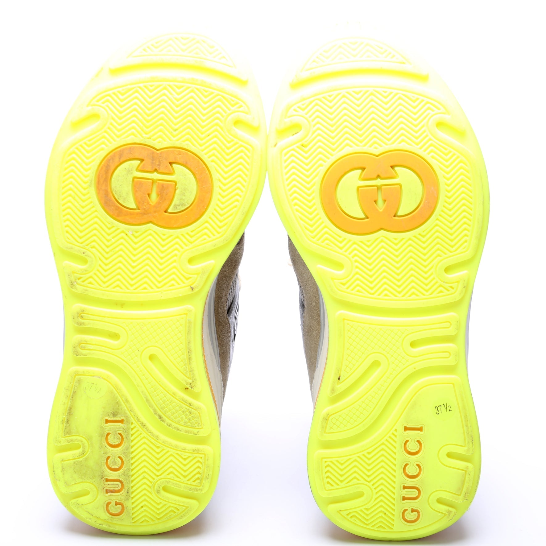 Gucci Screener Distressed Sneakers Size 37.5