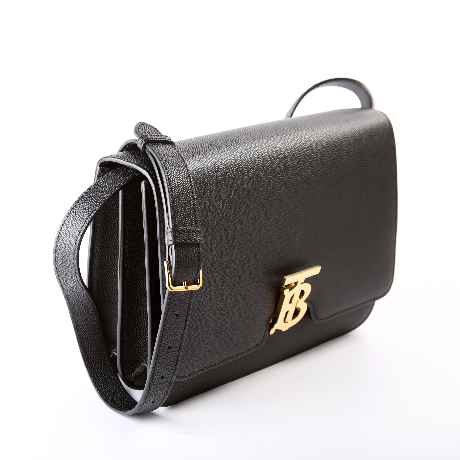 TB Medium Grainy Leather