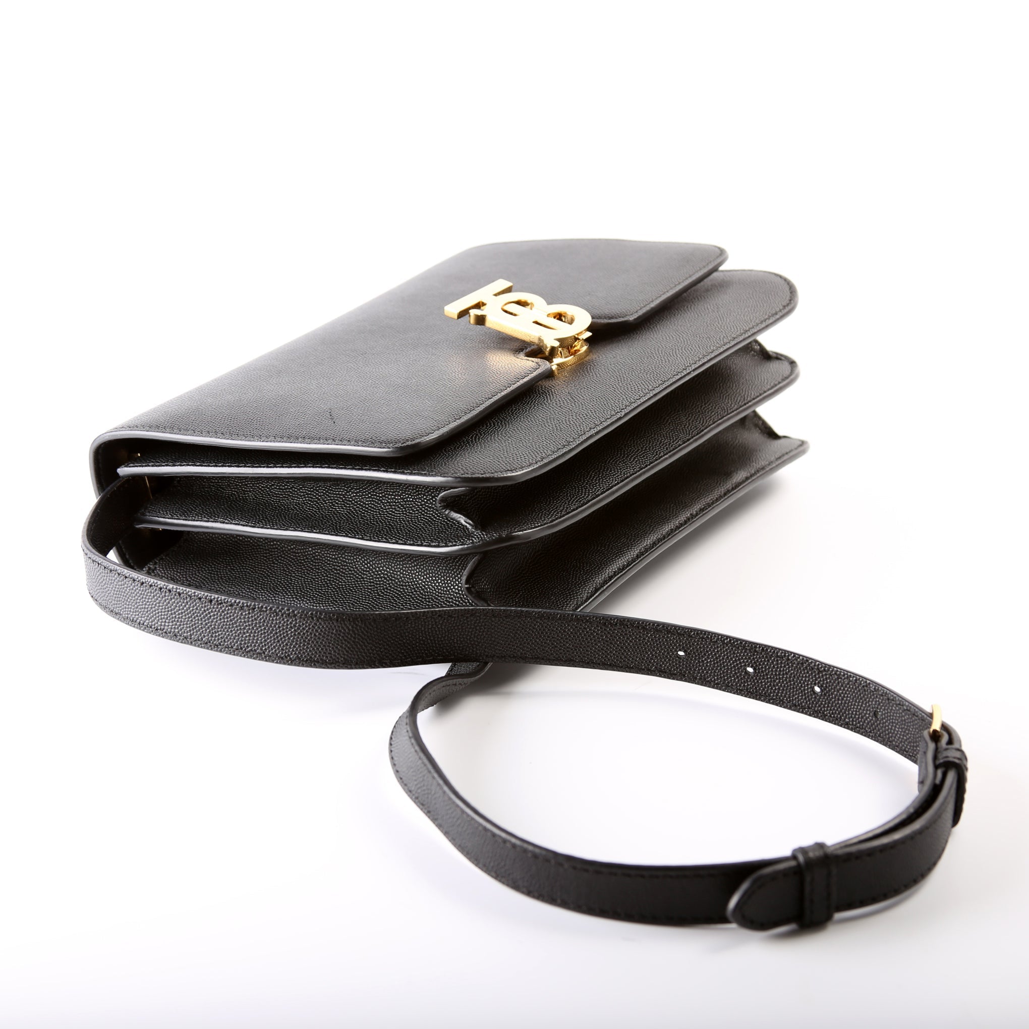 TB Medium Grainy Leather