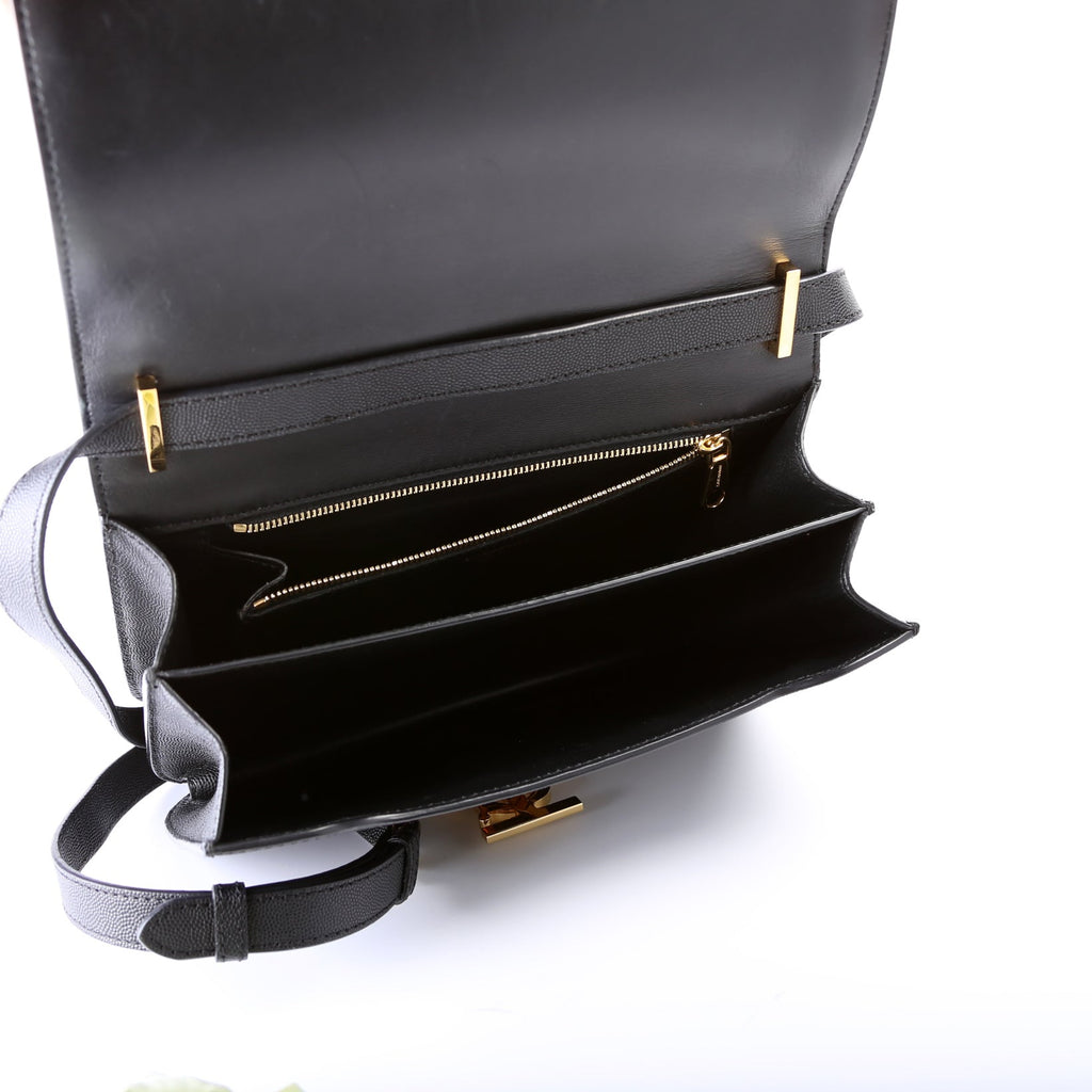 TB Medium Grainy Leather