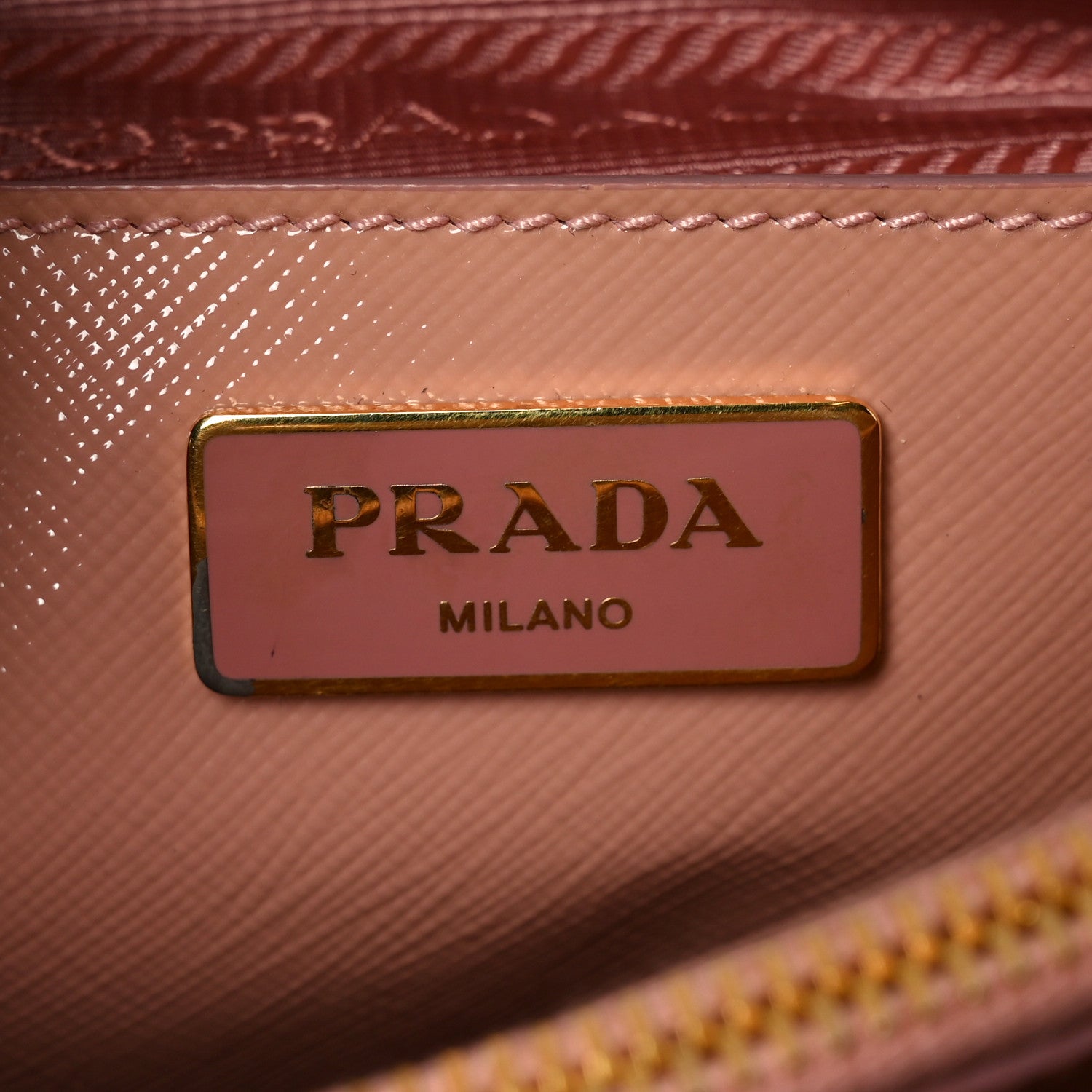 Prada Saffiano Vernice Medium Promenade Tote Orchidea
