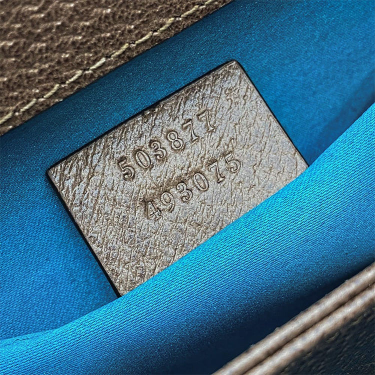 (WMNS) GUCCI Ophidia Retro Logo Stripe Webbing Canvas Chain Shoulder Messenger Bag Small / Brown Classic Literature and Art 503877-K05NG-8745