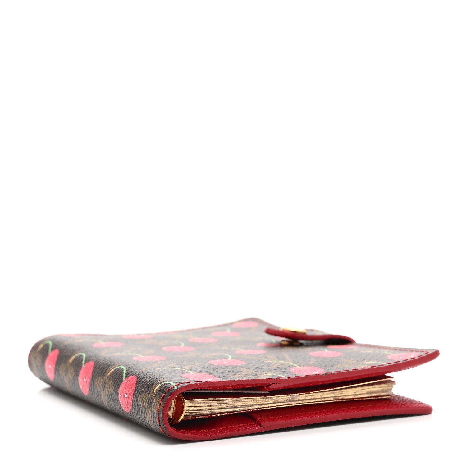 Louis Vuitton Monogram Cerises Small Ring Agenda Cover