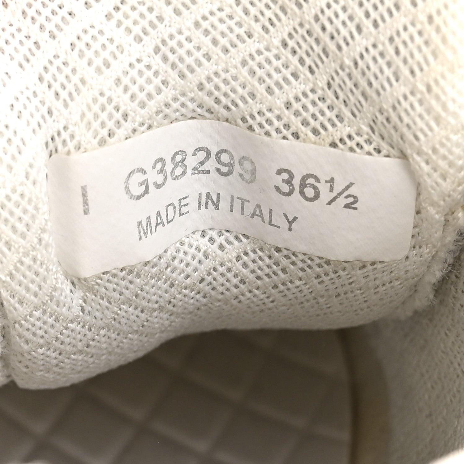Nylon Calfskin Suede Womens CC Sneakers 36.5 Grey White