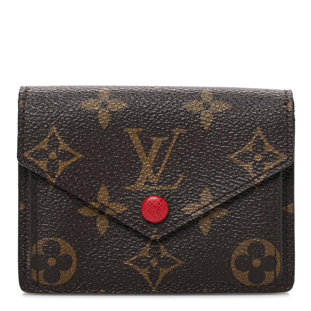 Louis Vuitton Monogram Compact Marie Wallet Rouge
