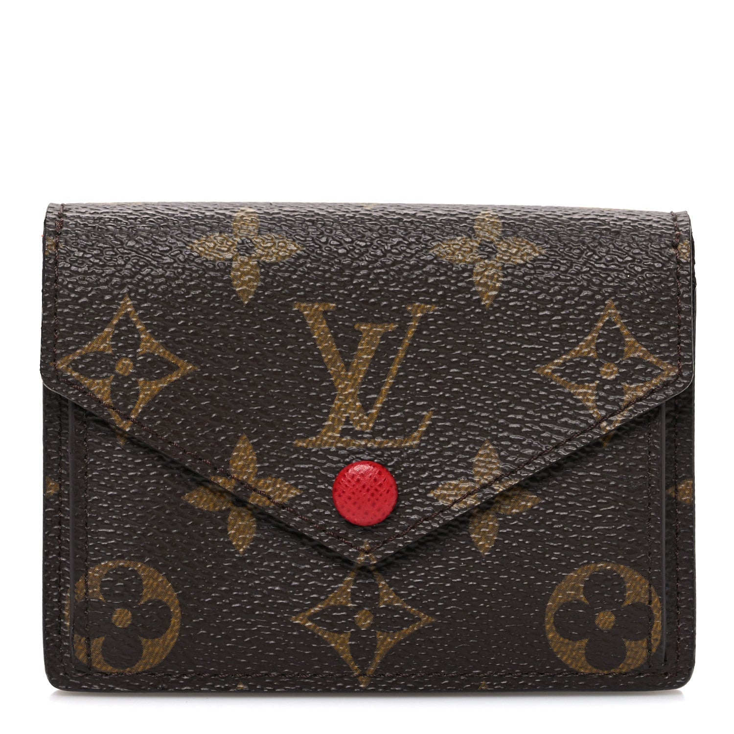 Louis Vuitton Monogram Compact Marie Wallet Rouge