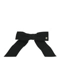 Grosgrain Bow CC Hair Clip Black