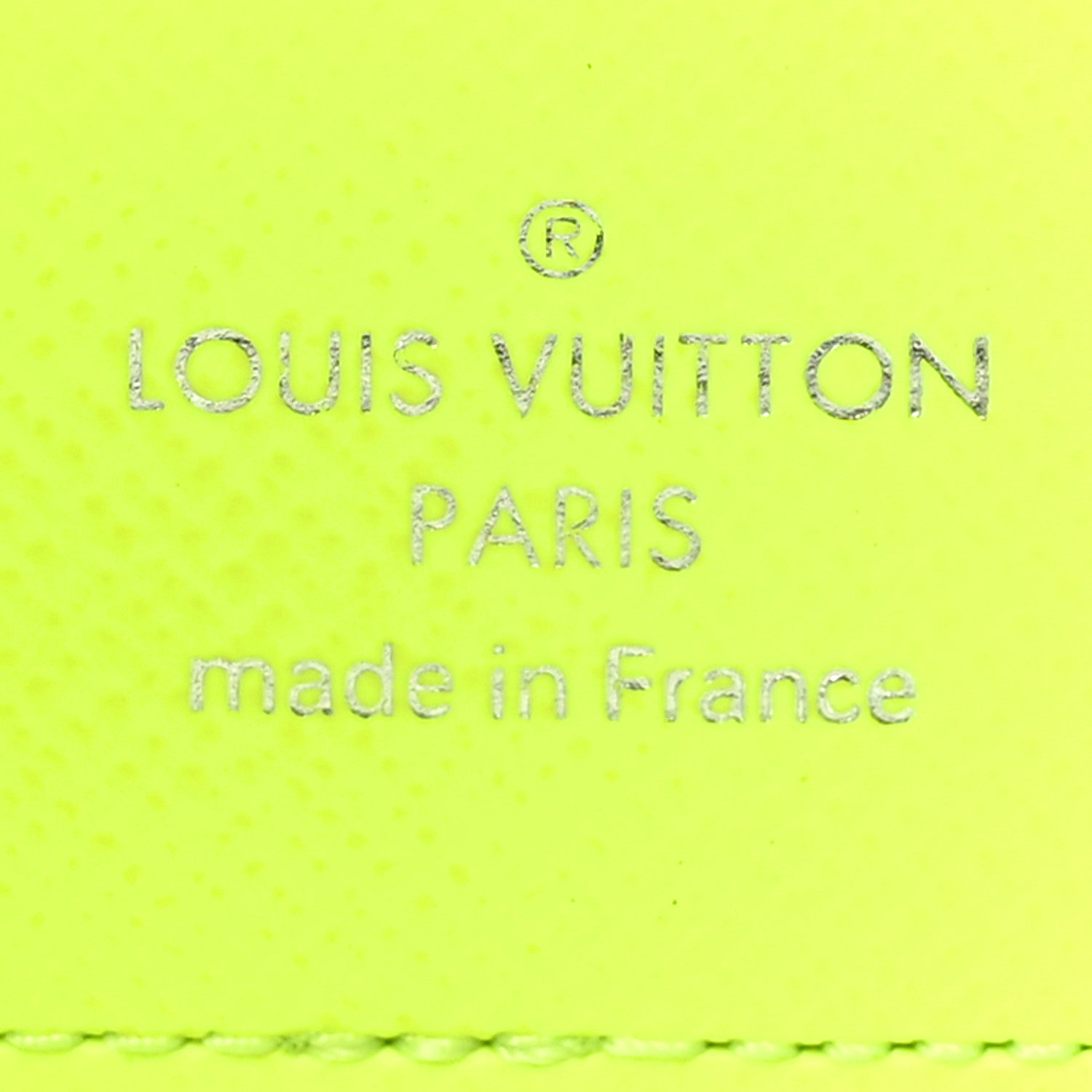 Louis Vuitton Taigarama Pocket Organizer Neon Yellow