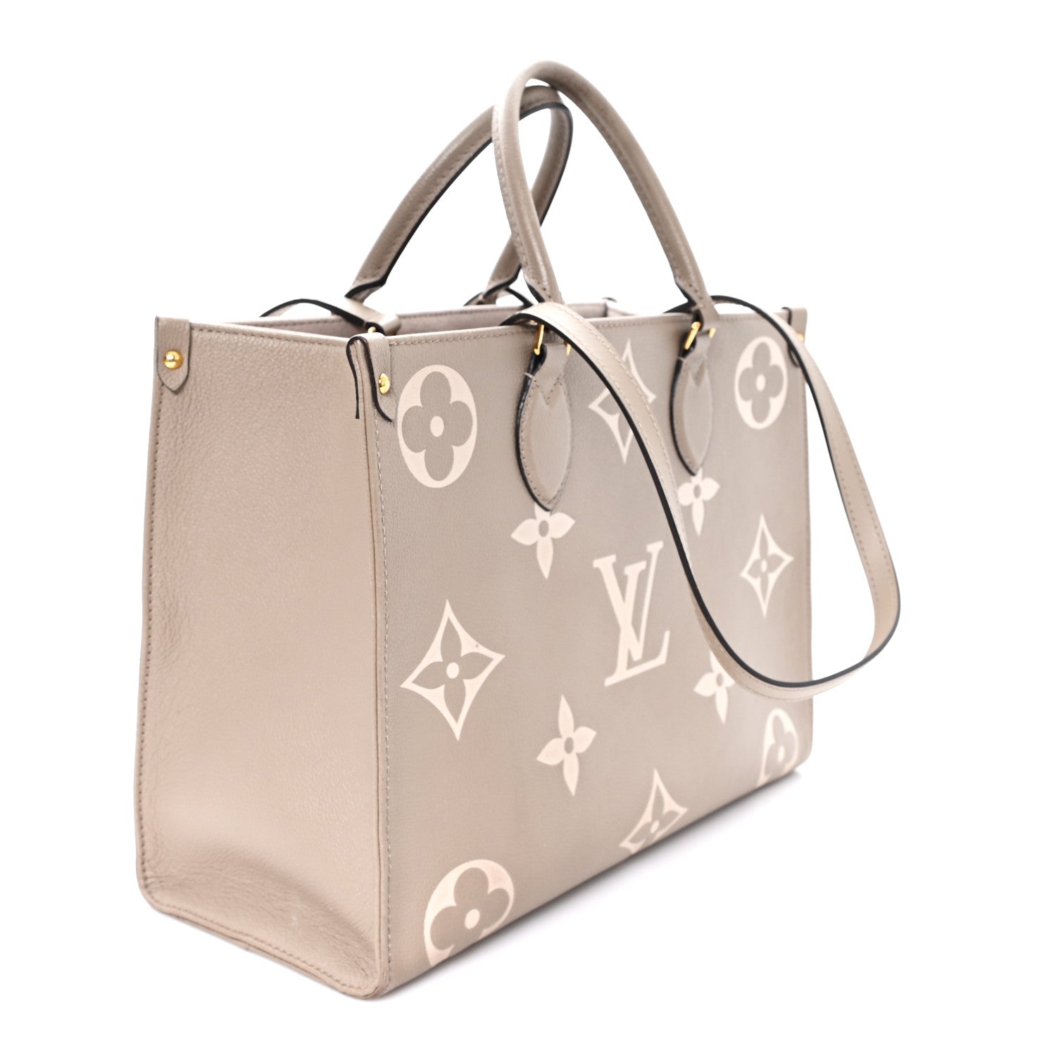Louis Vuitton Empreinte Monogram Giant Onthego MM Tourterelle Creme