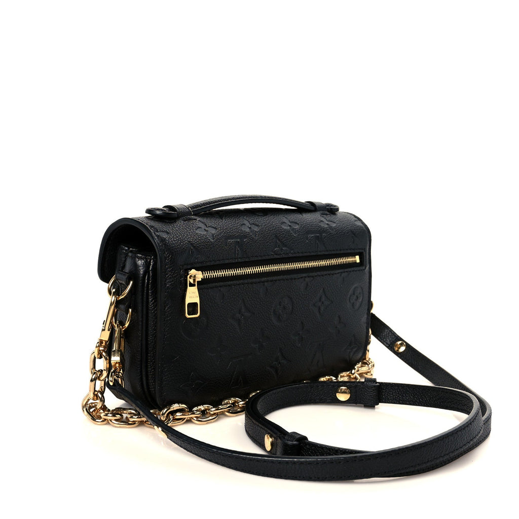 Louis Vuitton Empreinte Pochette Metis East West Black