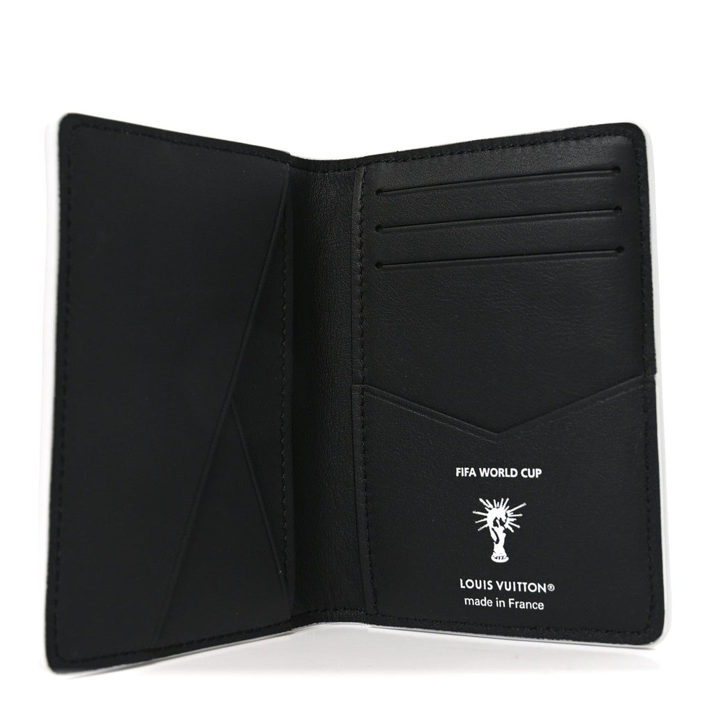 Louis Vuitton X FIFA Grained Calfskin Pocket Organizer Black