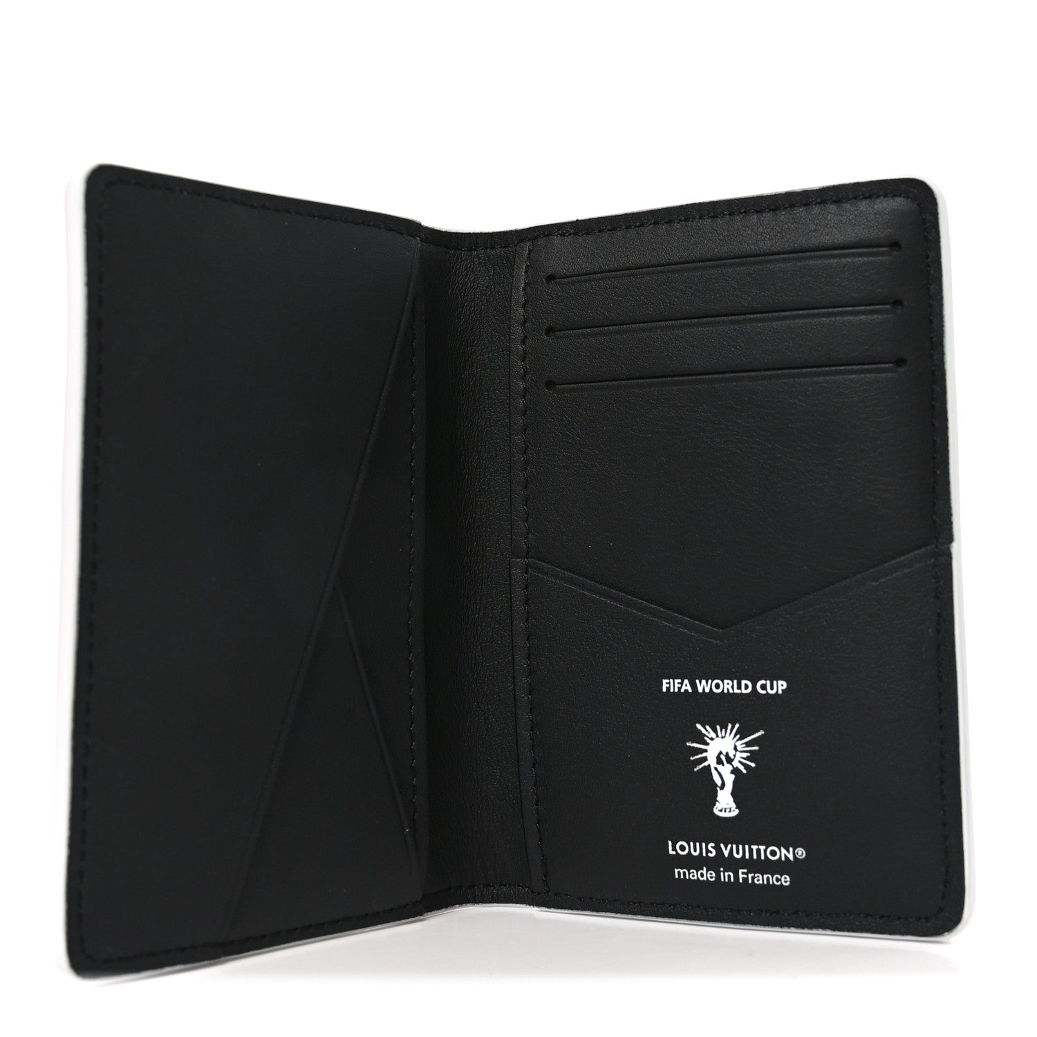 Louis Vuitton X FIFA Grained Calfskin Pocket Organizer Black