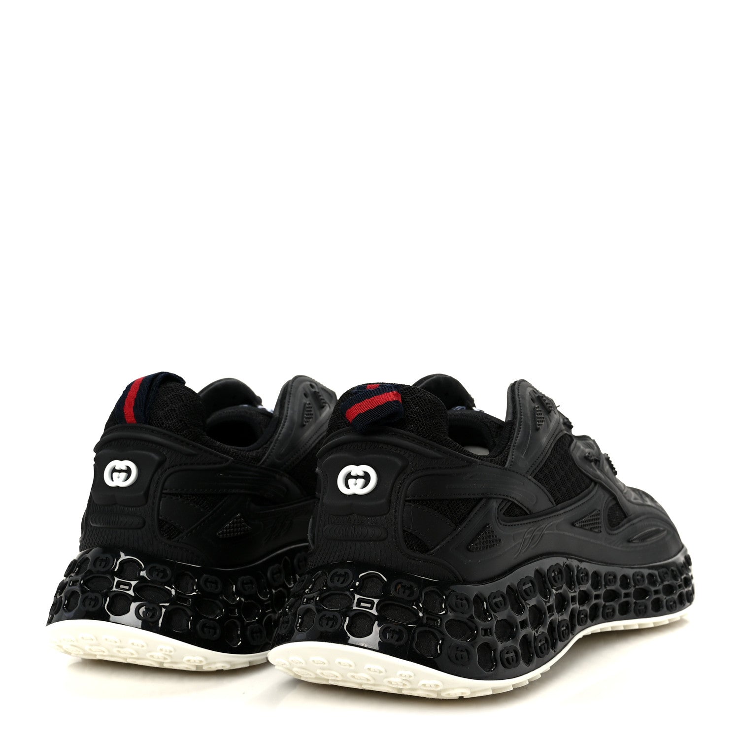 Gucci Demetra Mesh Cub3d Mens Sneakers 12 Black