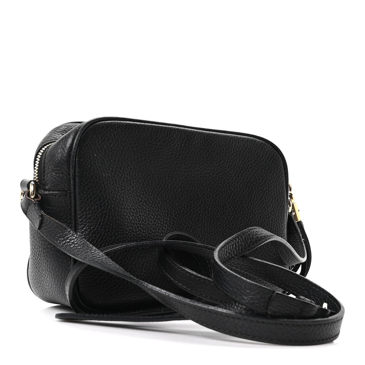 Gucci Pebbled Calfskin Small Soho Disco Bag Black