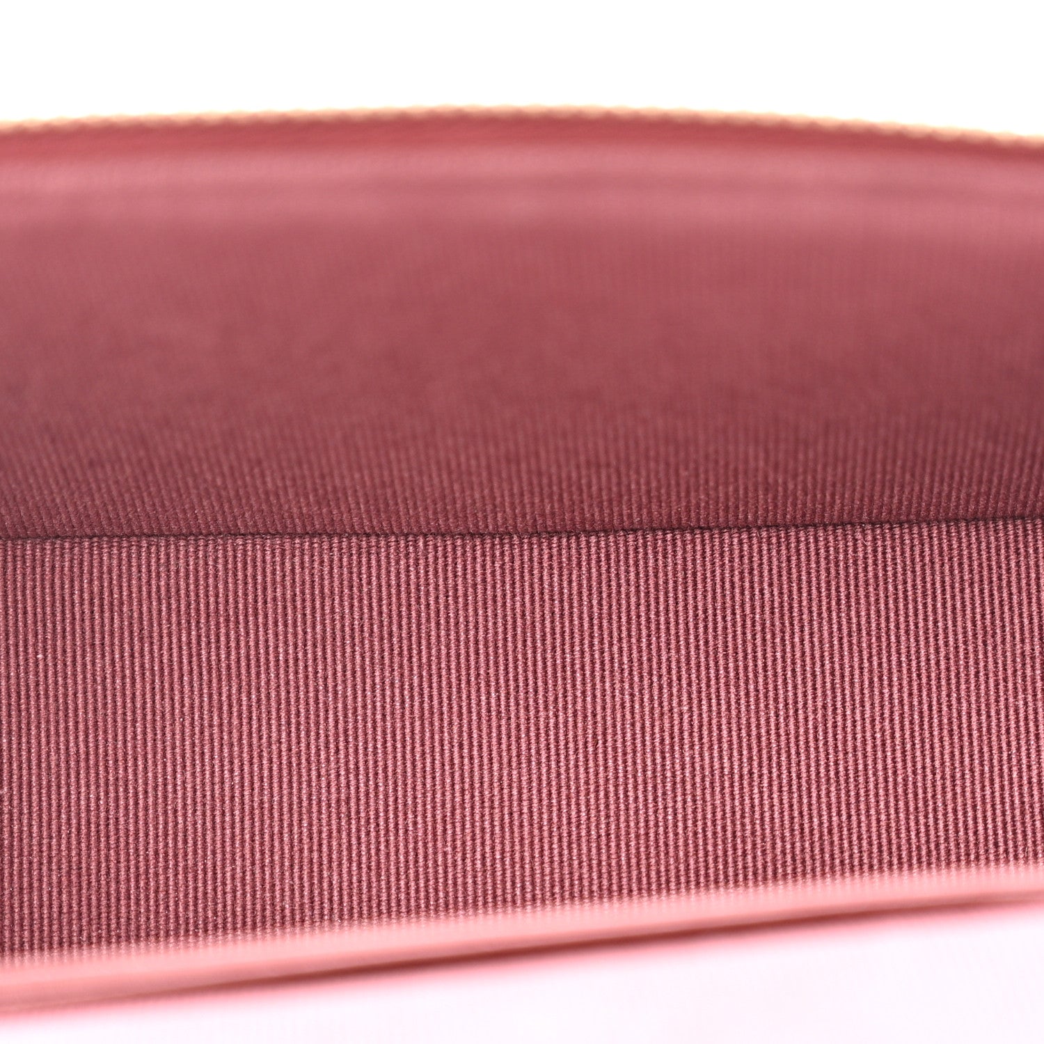 Caviar Quilted Top Handle Slim Vanity With Chain Burgundy