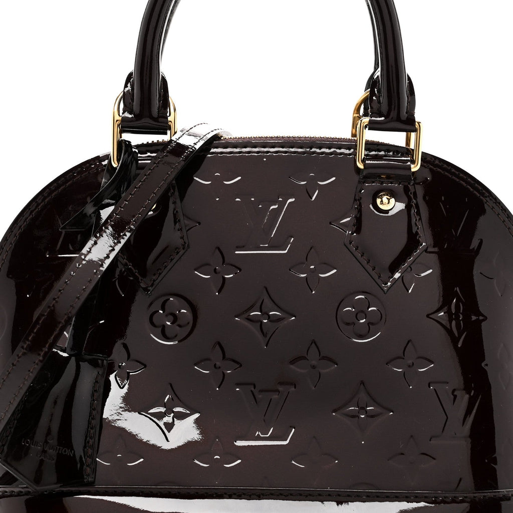 Louis Vuitton Vernis Alma BB Amarante